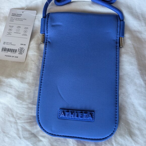 Athleta Handbags - NWT Athleta Azure Blue Phone Sling